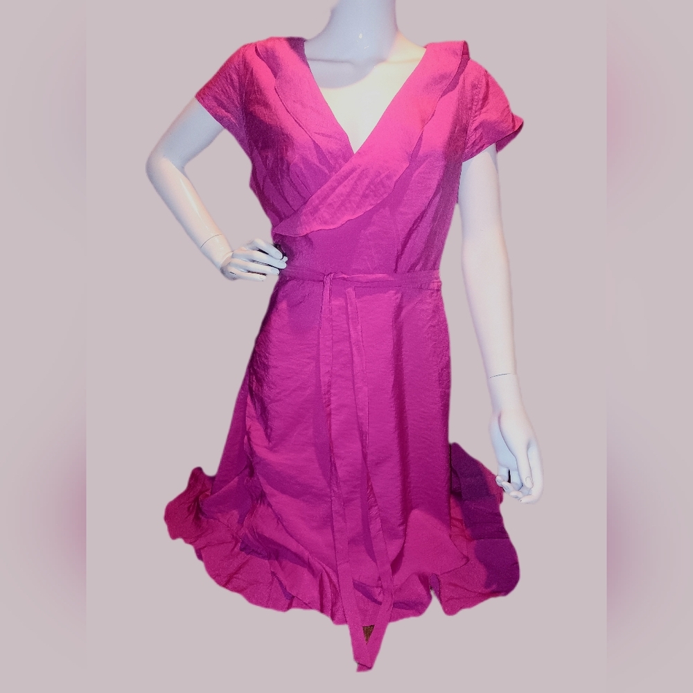 Apt. 9 Vibrant Pink Wrap Dress